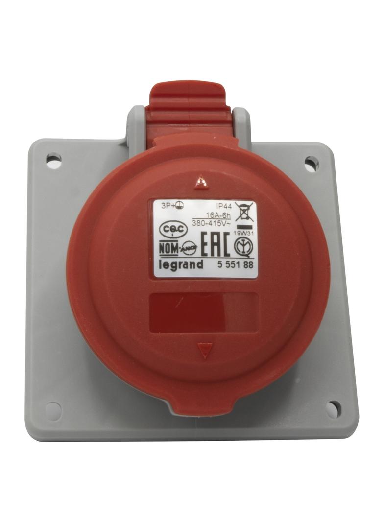 P17 TEMPRA PRO GNIAZDO TABLICOWE 16A 3P+Z 400V IP44, Legrand