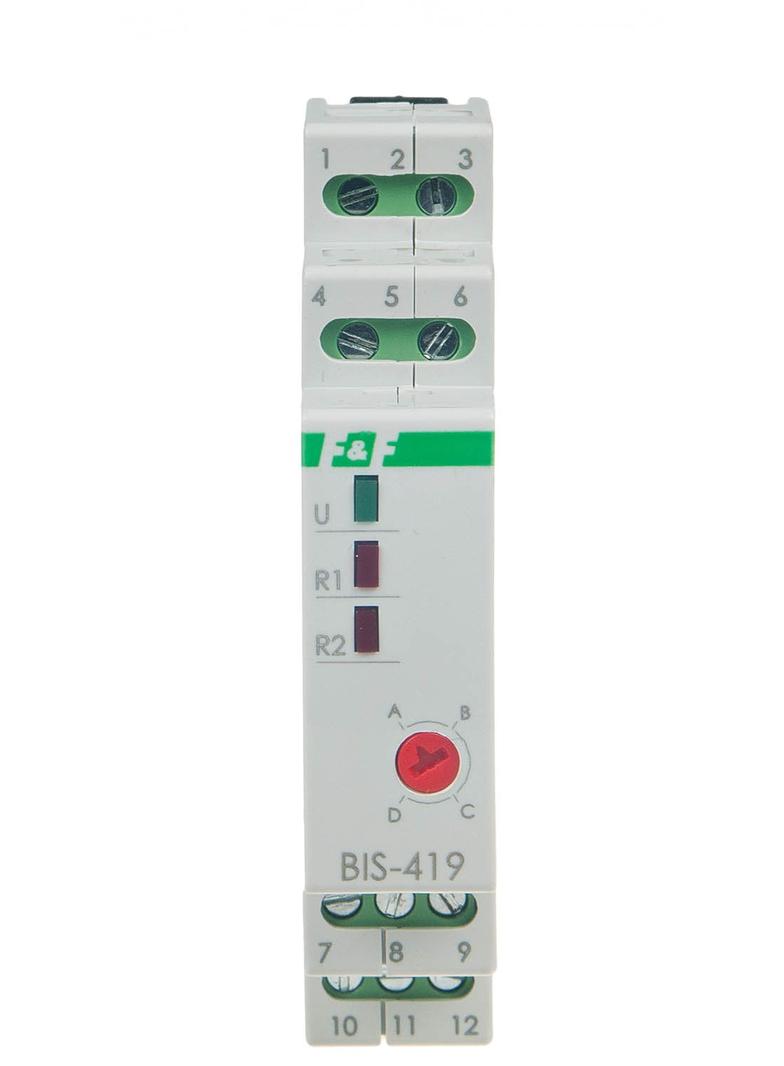 Przekaźnik bistabilny 4 funkcyjny DIN dwa obwody sterowania BIS-419 F&F