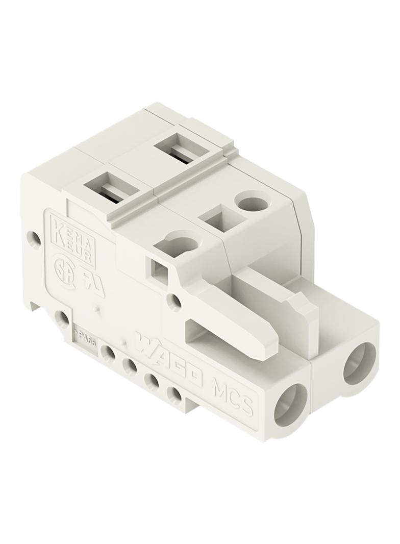 MCS-MIDI Classic gniazdo 2-bieg. j-szare raster 7,5 mm /100szt./ WAGO