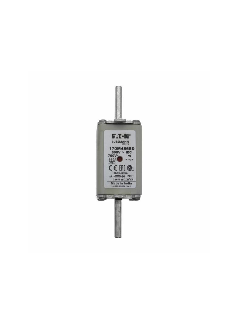 630A 690V aR DIN 1 HSDNH FUSE Wkładka szybka 630A AC 690V DIN 1 aR DIN IEC podwójny wskaźni 170M4866