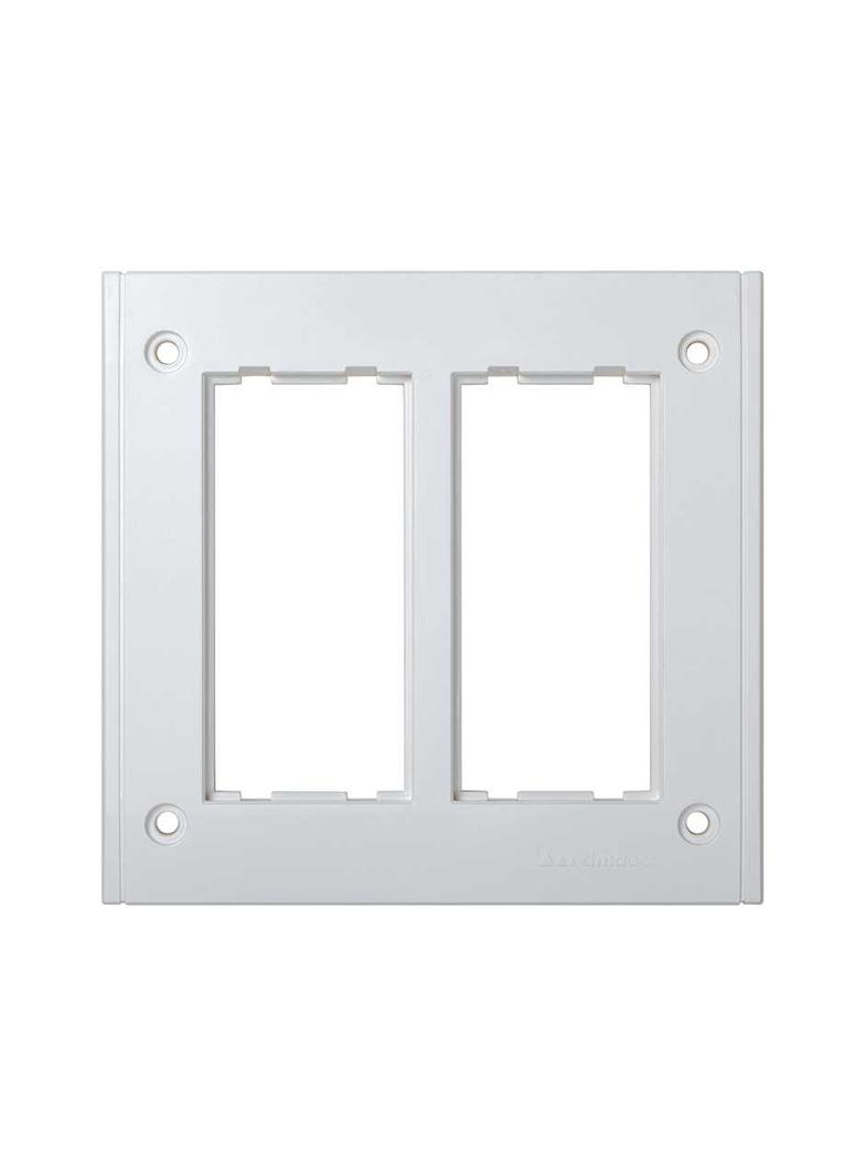 Simon Connect Ramka 2-modułowa do puszki SBM250 4x K45 czysta biel