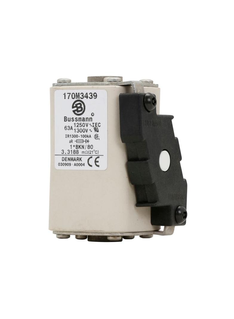 FUSE 63A 1250V 1*BKN/80 AR CU Wkładka szybka 63A AC 1250V rozmiar 1 45x59x81 mm aR, 170M3439 EATON