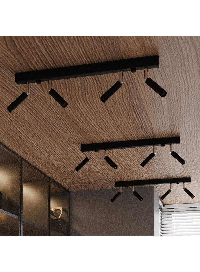 Sollux Plafon EYETECH 4 czarny SL.0900