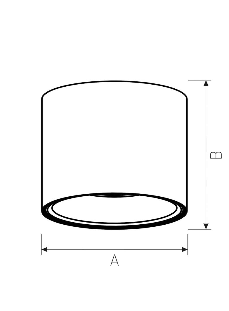 CHLOE AR111 IP20 okrągła czarna, ruchoma