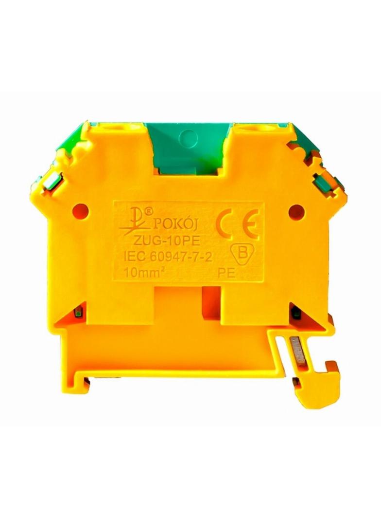 ZUG-10PE ZŁĄCZKA OCHRONNA K.ŻÓŁTO-ZIELONY