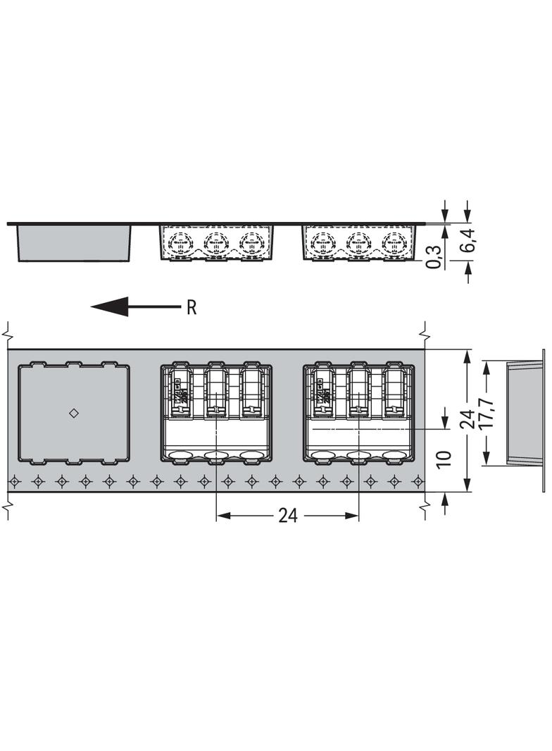 złączka SMD do płytek drukowanych