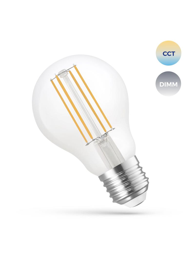 LED GLS 5W COG 230V CCT+DIMM CLEAR Wi-Fi SpectrumSMART