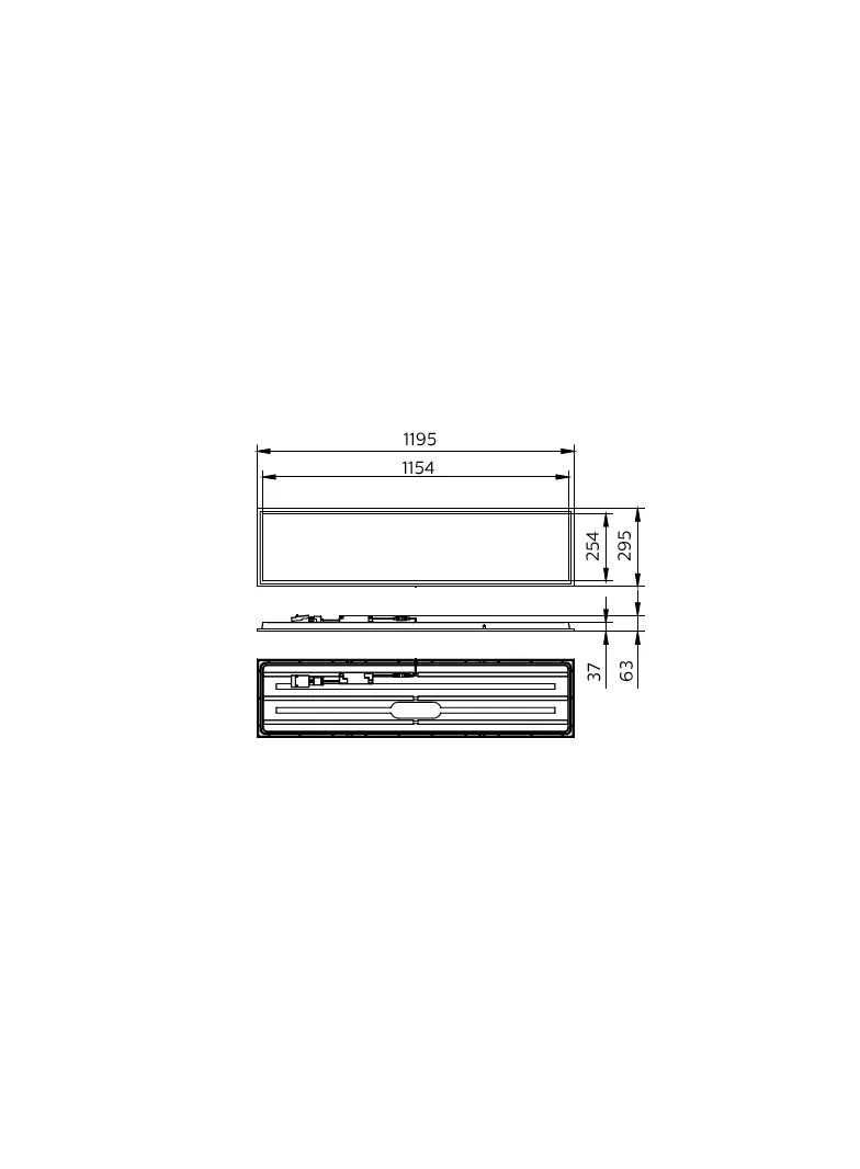 Panel LED Coreline RC132V G6 UGR19 26W 3600lm IP20/44 4000K barwa neutralna 36S/ 840 PSU W30L120 OC