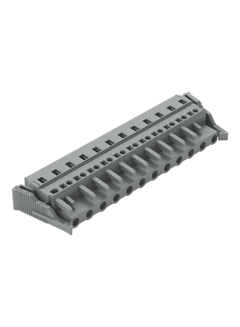 MCS-MIDI Classic gniazdo 12-bieg. szare raster 7,5 mm /10szt./ WAGO