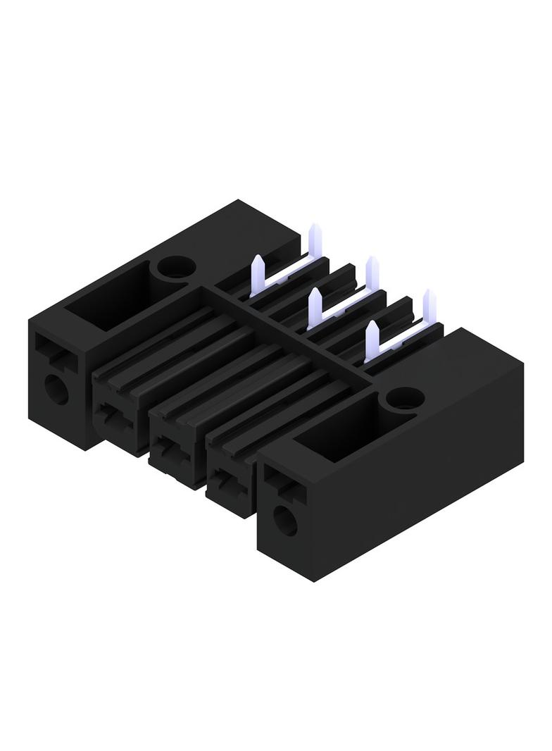 BVL 7.62HP/03/270SFI 3.5SN BK BX Wtyki PCB (złącza płyty), 7.62 mm, Liczba biegunów: 3, kąt odejścia: 270° /100szt./ 1929530000 WEIDMÜLLER