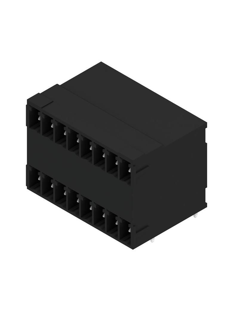 SCD-THR 3.81/16/90G 3.2SN BK BX Wtyki PCB (złącza płyty), 3.81 mm, Liczba biegunów: 16, kąt odejścia: 90° /50szt./ 1973790000 WEIDMÜLLER