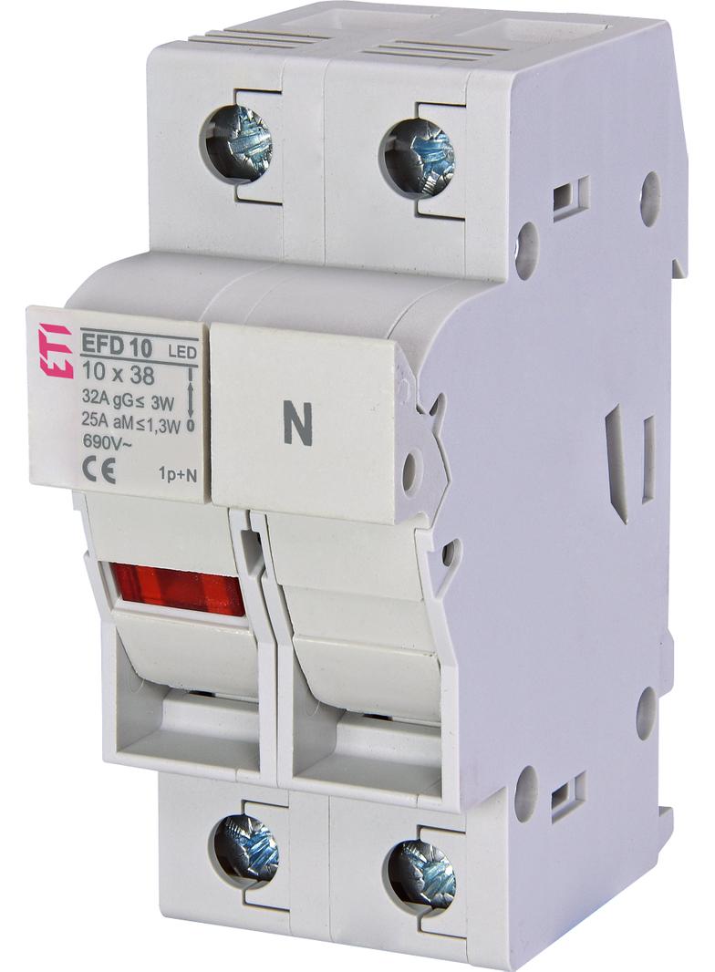 Rozłącznik bezpiecznikowy EFD 10 1P+N LED 002540012 ETI