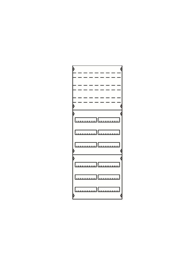 2V5KA Pole rozdzielcze 2 kol.szer.