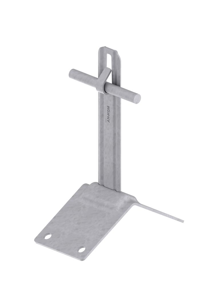 Uchwyt dachowo-szczytowy H=12 cm Z-zagięcie /OG/ TYP AN-11B/OG/-N