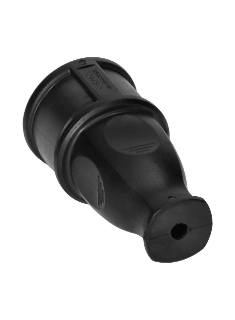 Gniazdo warsztatowe z klapką czarny OR-AE-13258(GS) ORNO