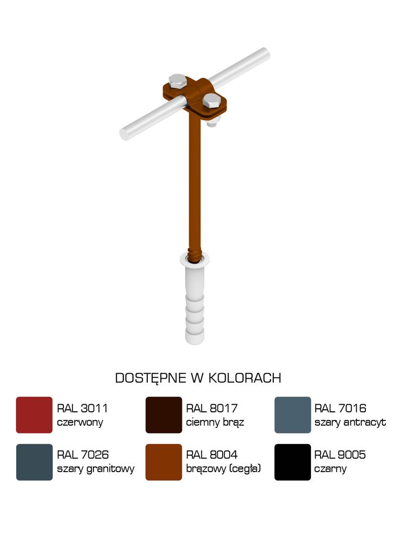 Uchwyt z kołk.rozp.Z-Śruba, M12, L=30cm /LA/