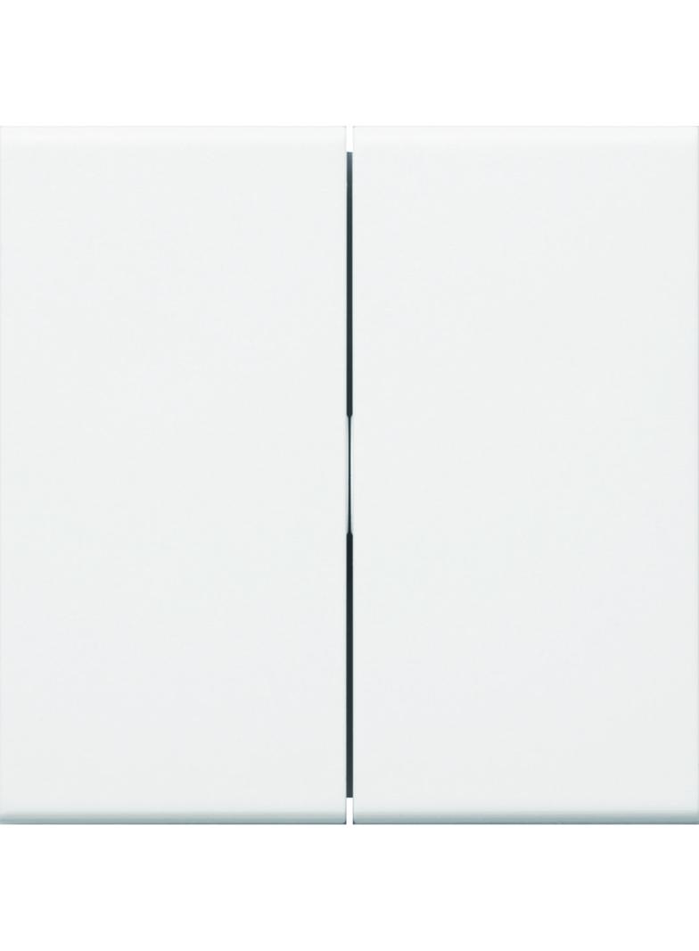 tehalit.WA Klawisze do łącznika 2-klawiszowego PC-ABS bezhalogenowy biały