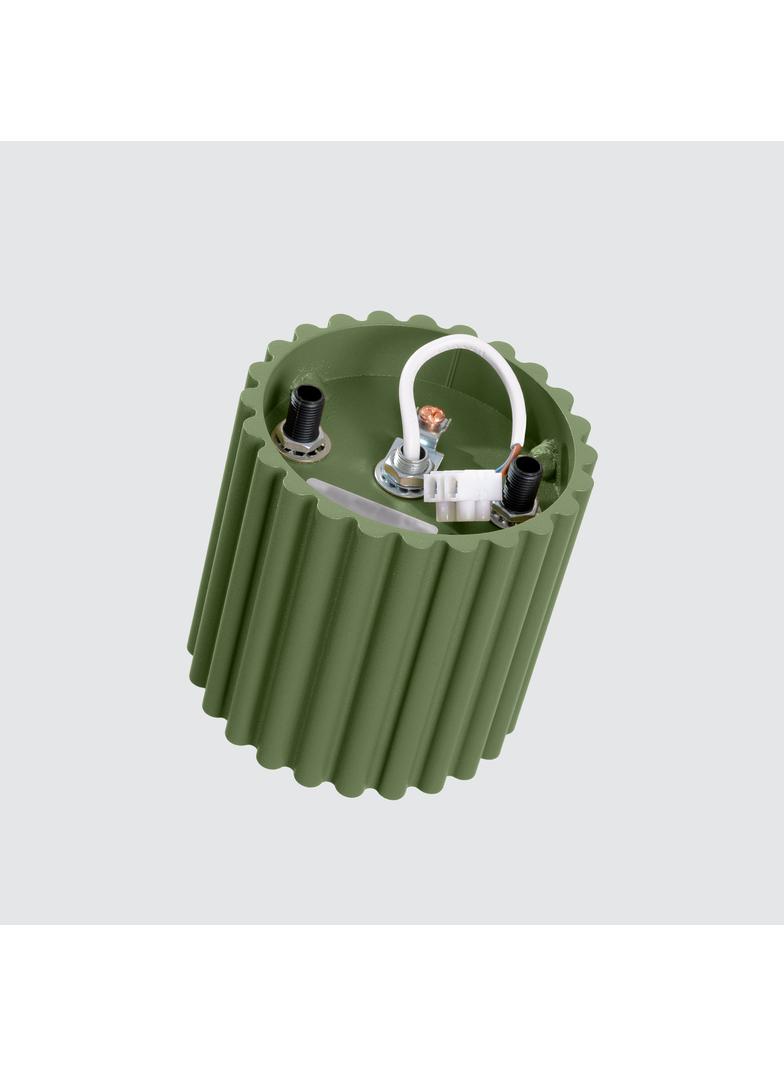 SOLLUX Plafon AURA 1 zielony oliwkowy GU10 ; SL.1794