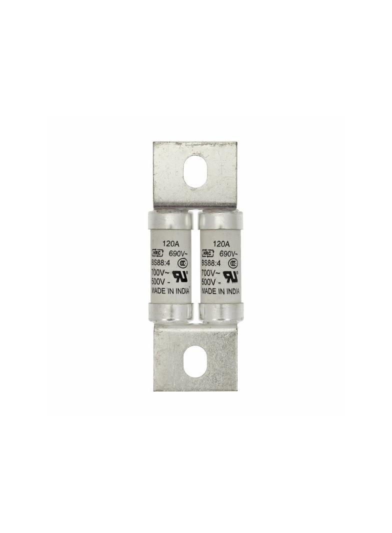 120AMP 690V IEC AC TWIN FUSE Wkładka szybka 120A AC 690V DC 500V BS88 37x94 mm aR BS 120FEE EATON