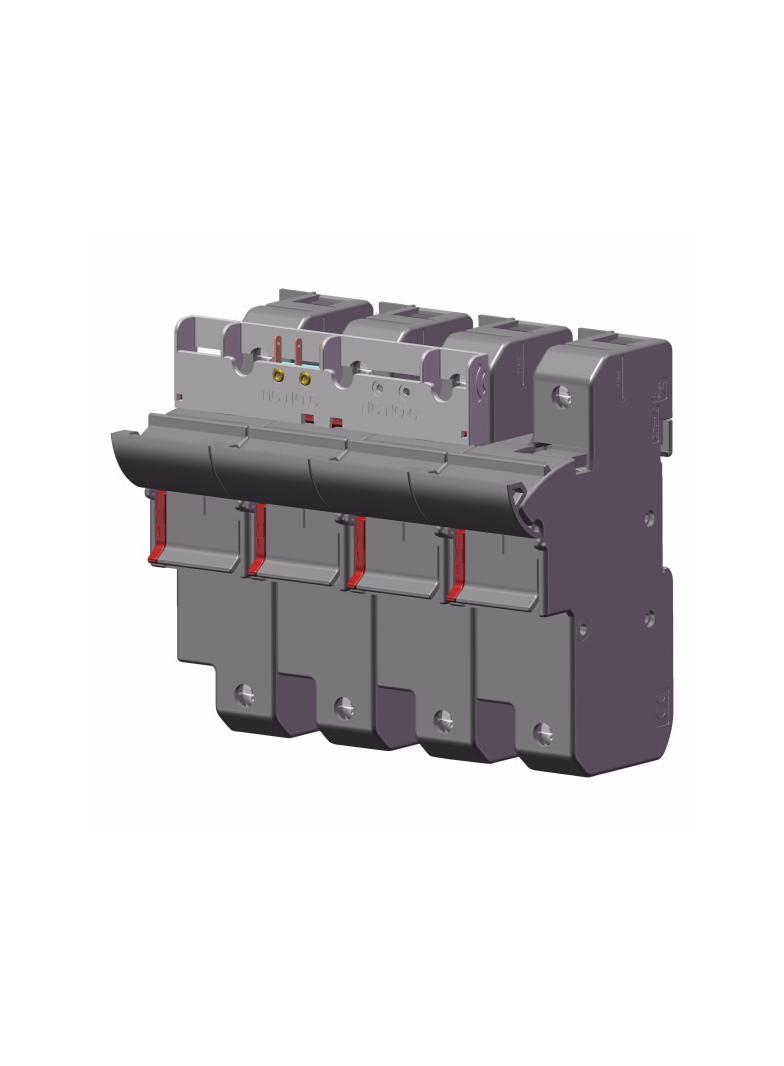 3P+N 22x58 Micro Switch Fuse Holder Podstawa bezpiecznikowa LV 125A AC 690V 22x58 mm 3P+N, CH223DNMS