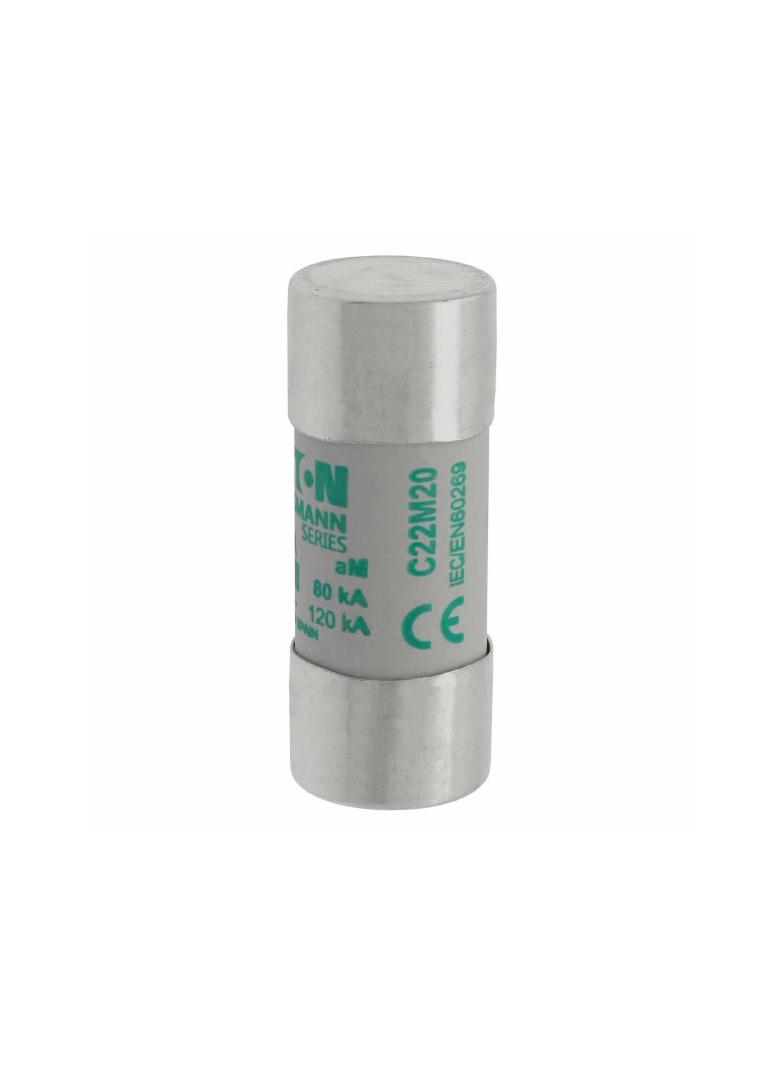 CYLINDRICAL FUSE 22 x 58 20A AM 690V AC Wkładka cylindryczna 22 x 58mm 20A AM 690V AC C22M20 EATON