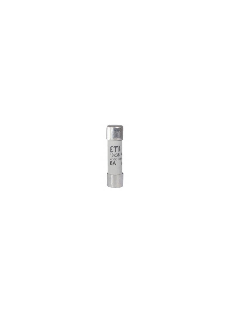 Wkładka topikowa cylindryczna PV gR 700V CH10x38 gR 6A 700V AC DC 002625019 ETI