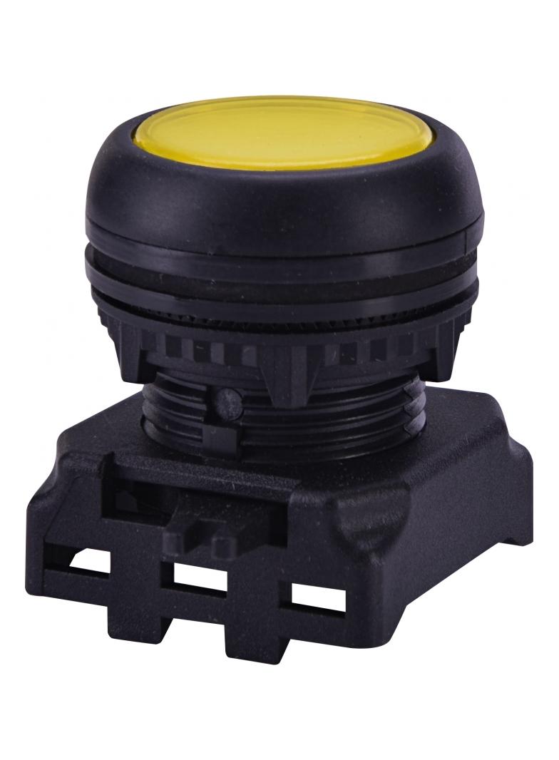 EGFI-Y - Napęd z guzikiem krytym podświetlanym -Żółty