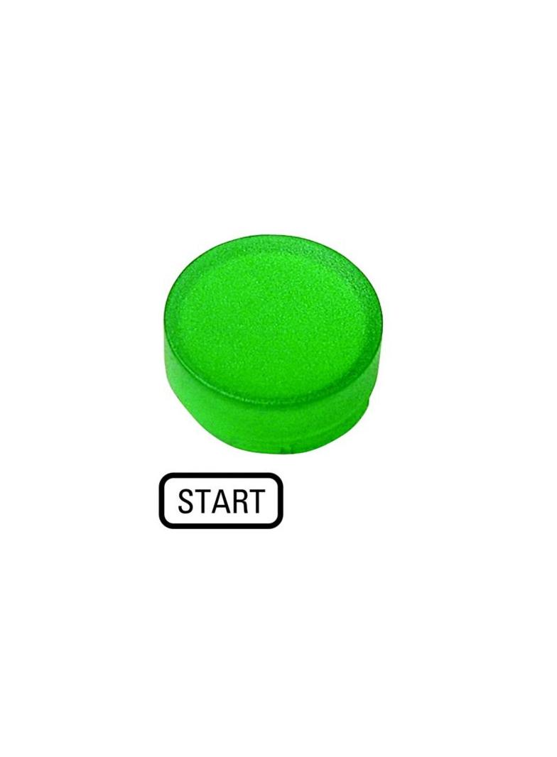 M22-XDLH-G-GB1 Soczewka do przycisku 22mm wystająca zielona z opisem /START/ 218371 EATON