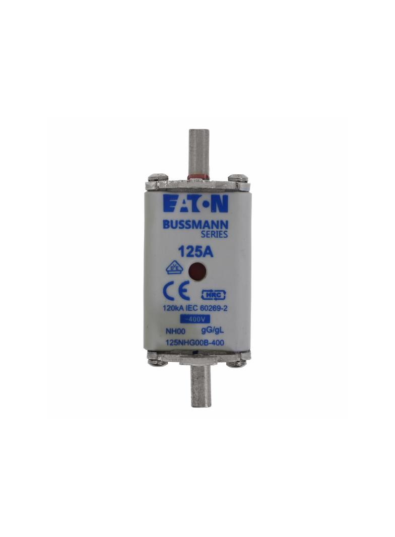 NH FUSE 125A 400V GG/GL SIZE 00 Wkładka NH00 125A 400V GL/GG podwójny wskaźnik 125NHG00B-400 EATON