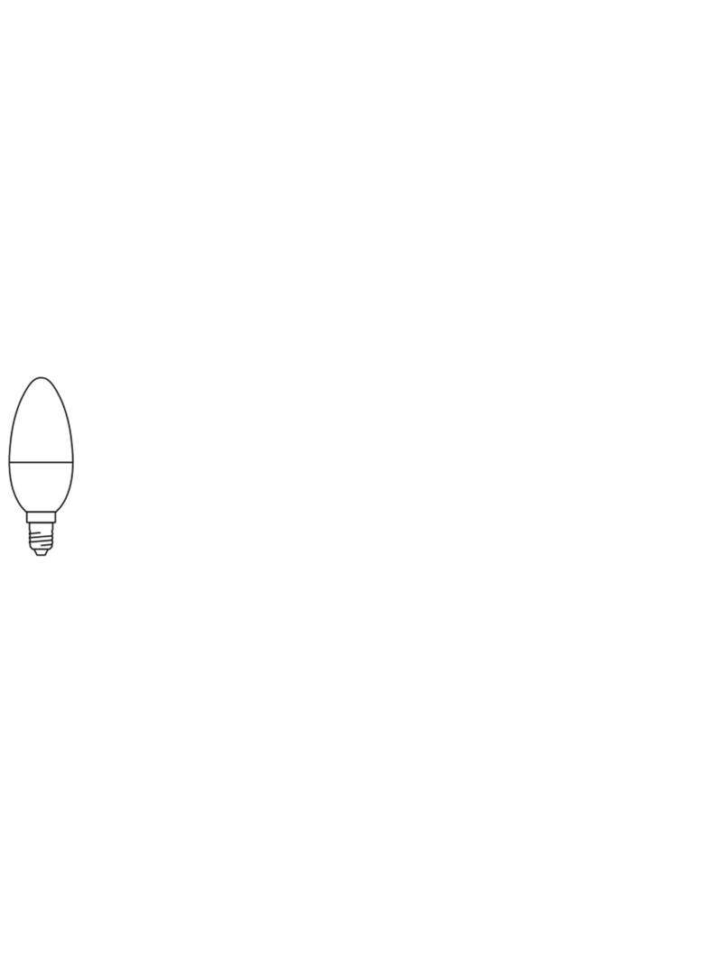 Lampa LED SMARTWIFI B40 4,9W/827230VTWFRE144X1 LEDV