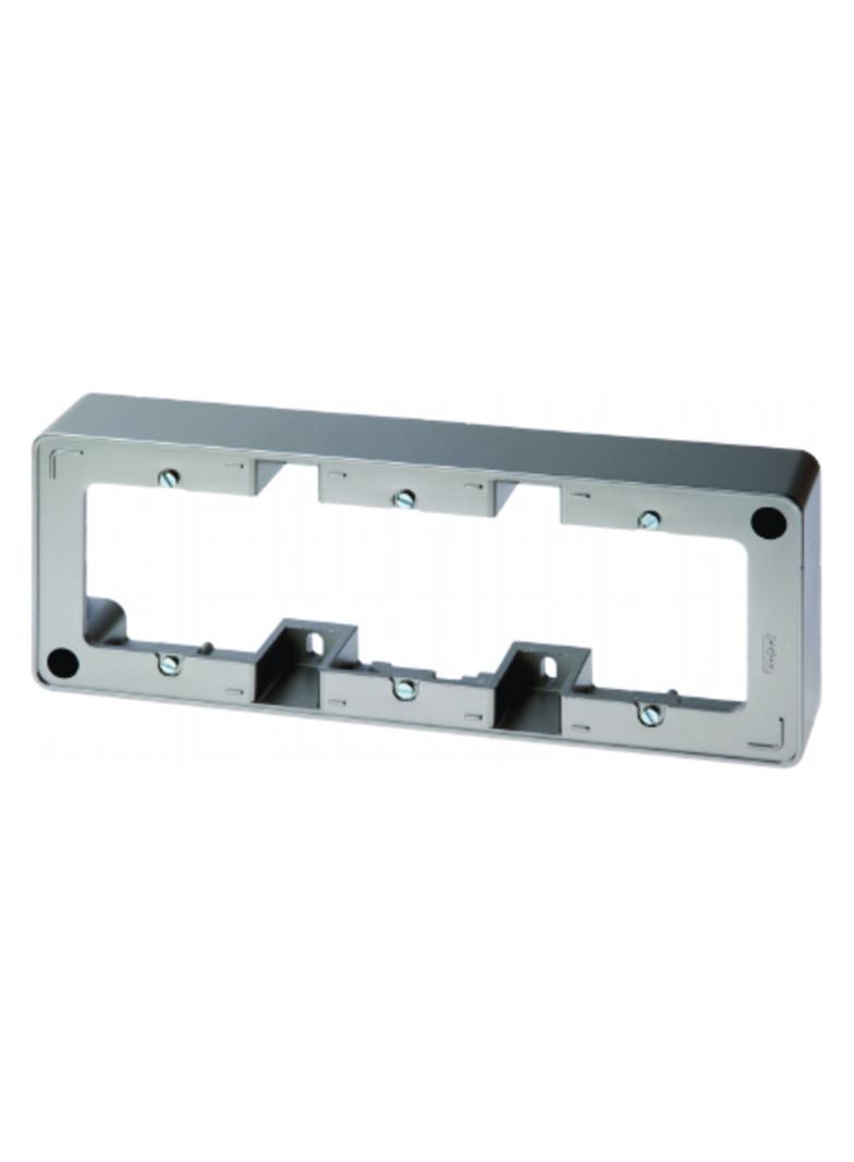 BERKER Q.1 Puszka natynkowa potrójna czarny mat 10316086 HAGER