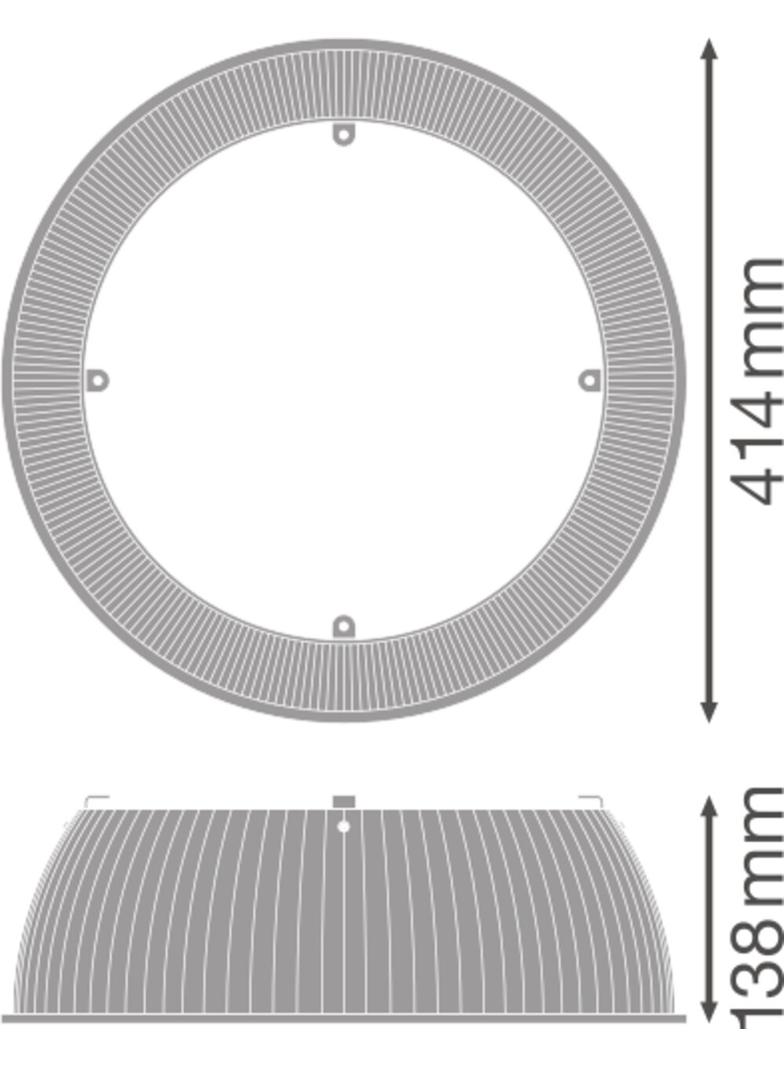Oprawa HIGH BAY LED PC REFRACTOR 155W-210W