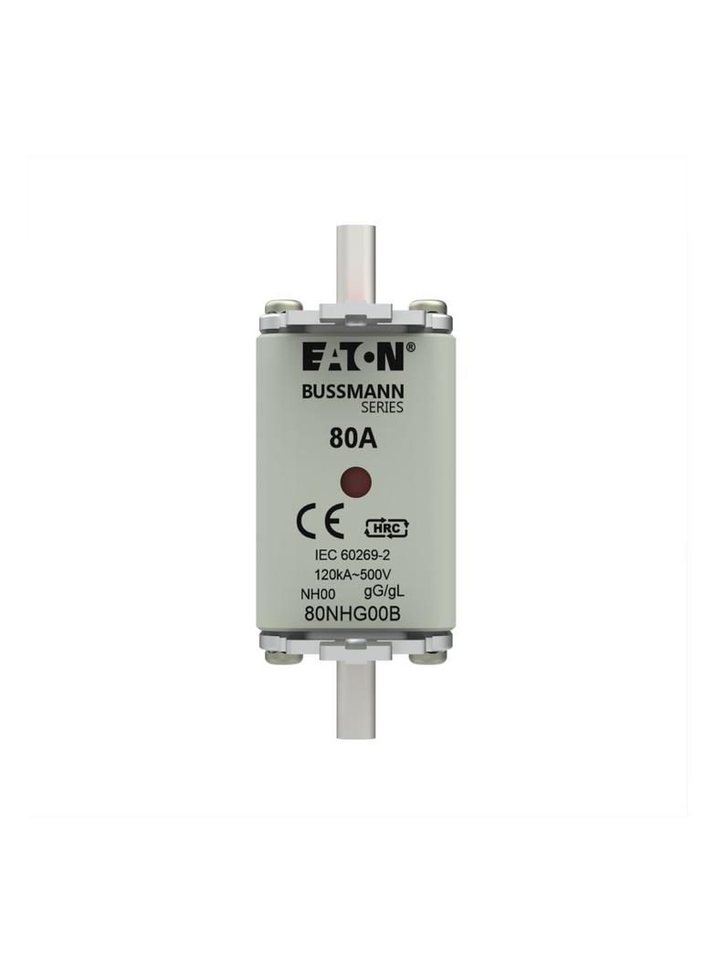 0NH FUSE 80AMP 500V gG SIZE NH00 DUAL IND Wkładka NH00 80A 500V GL/GG podwójny wskaźnik 80NHG00B EAT