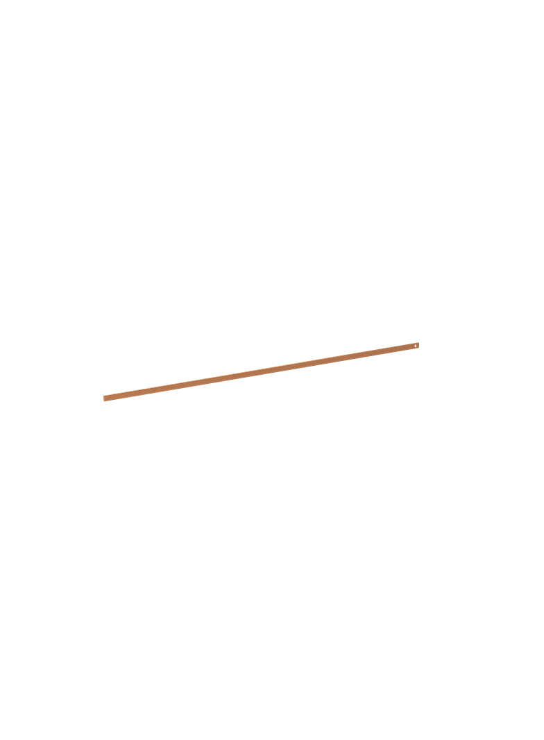 ZX2116 Szyna Cu 20x5mm, L:1277mm