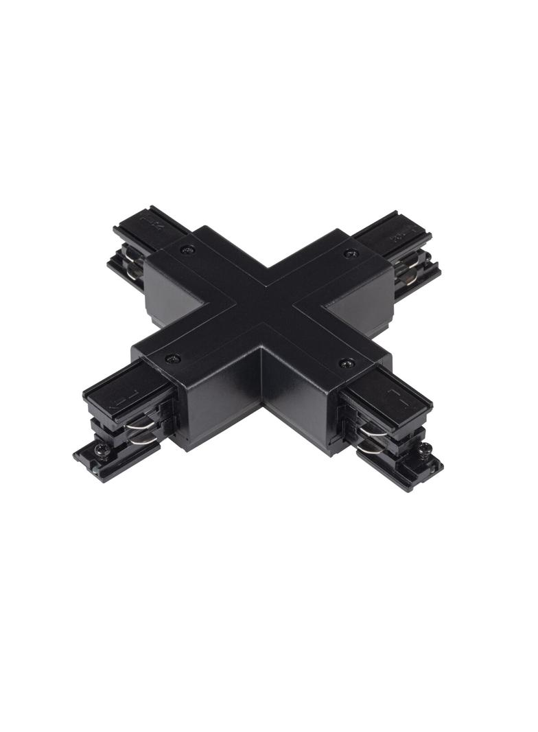 Elementy systemu szynowego TEAR łącznik krzyżowy TEAR N CON-X B czarny 33247 KANLUX