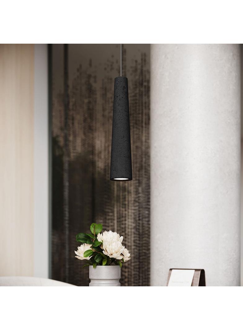 Lampa wisząca ELECTRA czarna beton