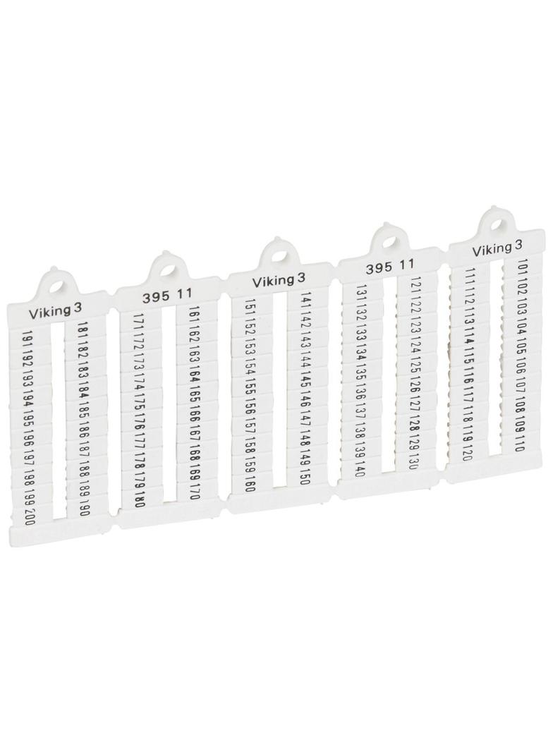 Płytki Oznaczników Szerokość 5Mm 101-250 Poziome (x1000) 039511 LEGRAND