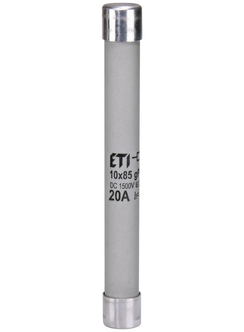 Wkładka topikowa cylindryczna PV CH10x85 gPV 20A 1500V DC 002626234 ETI