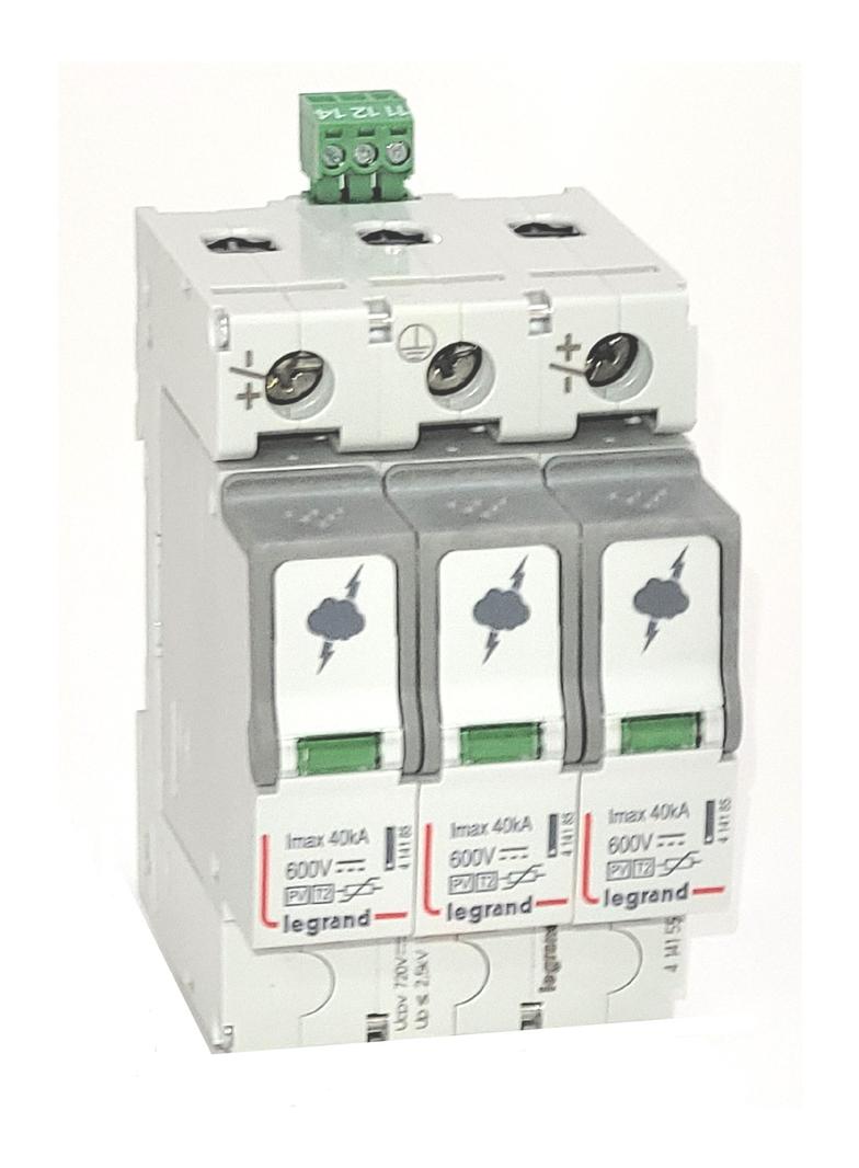 OGRANICZNIK PRZEPIĘĆ T2 PV 600VDC, Legrand