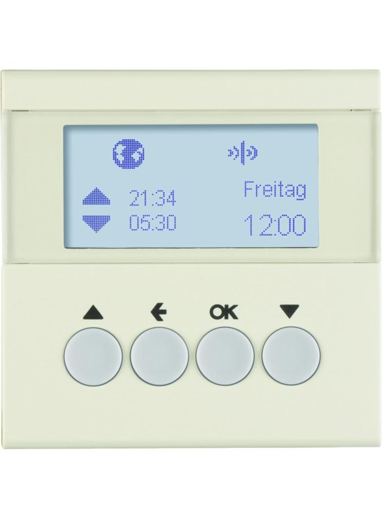 BERKER B.Kwadrat/S.1 KNX RF quicklink Łącznik żaluzjowy czasowy do sterownika żaluzjowego i mechanizmu zasilającego Berker.Net krem 85745182 HAGER