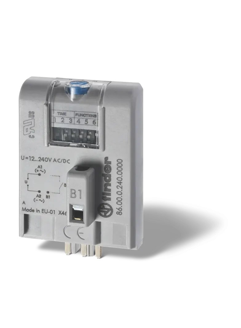 Moduł czasowy wielofunkcyjny do przekaźników i gniazd 12…240V AC/DC; AI, DI, SW, BE, CE, DE, EE, FE