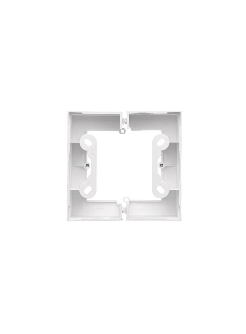 Simon 55 Puszka natynkowa pojedyncza składana do ramek LINE/DUO – Wysokość: 40 mm (1 szt TSC/. = 2 elementy) Biały mat TSC/111 KONTAKT