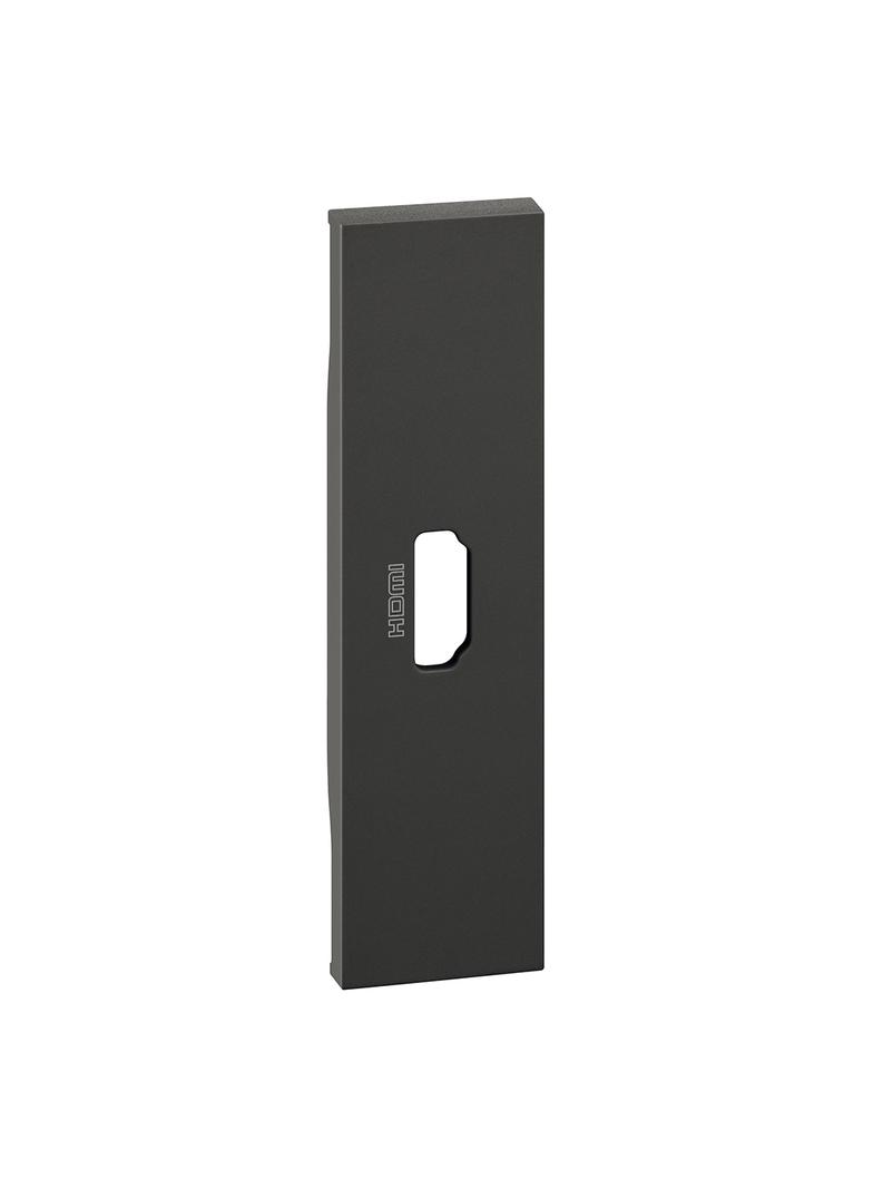 Living Now - Plakietka Gniazda Hdmi - 1 Moduł - Czerń Bticino KG14 LEGRAND