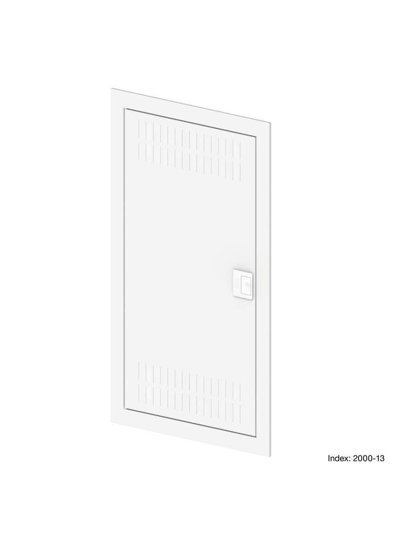 MSF Drzwi 3/42 MULTIMEDIA metalowe z ramą kompletne