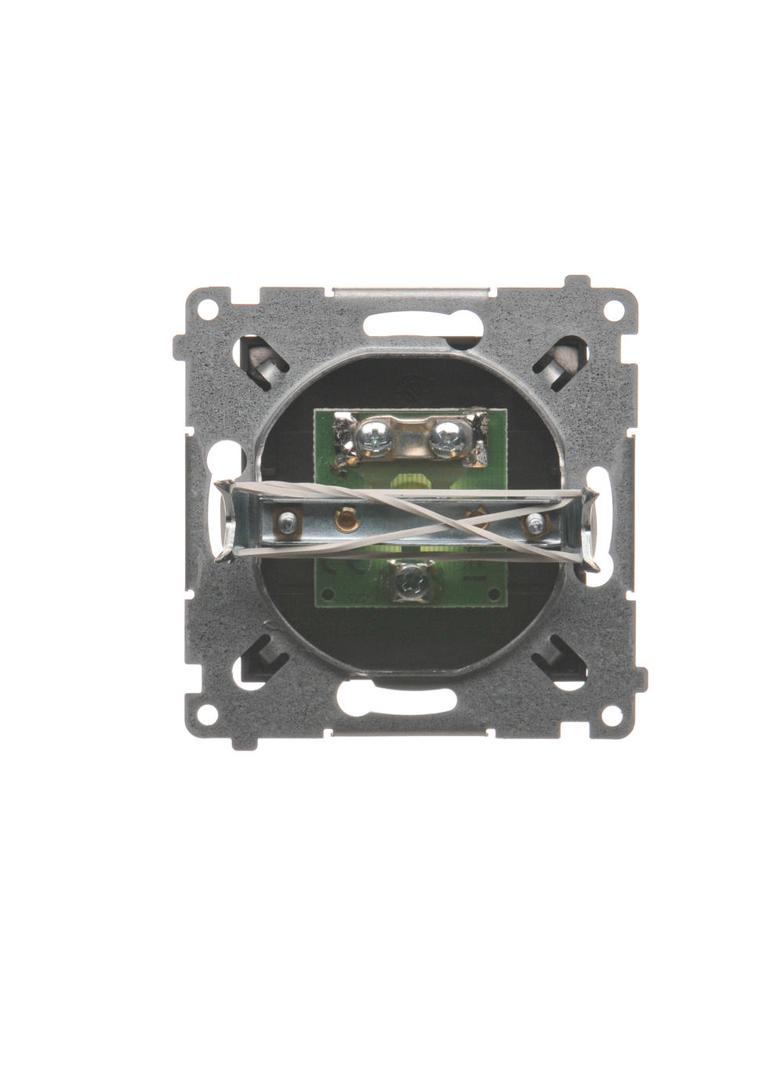 Simon 54 Gniazdo antenowe TV pojedyncze Do instalacji indywidualnych brąz mat