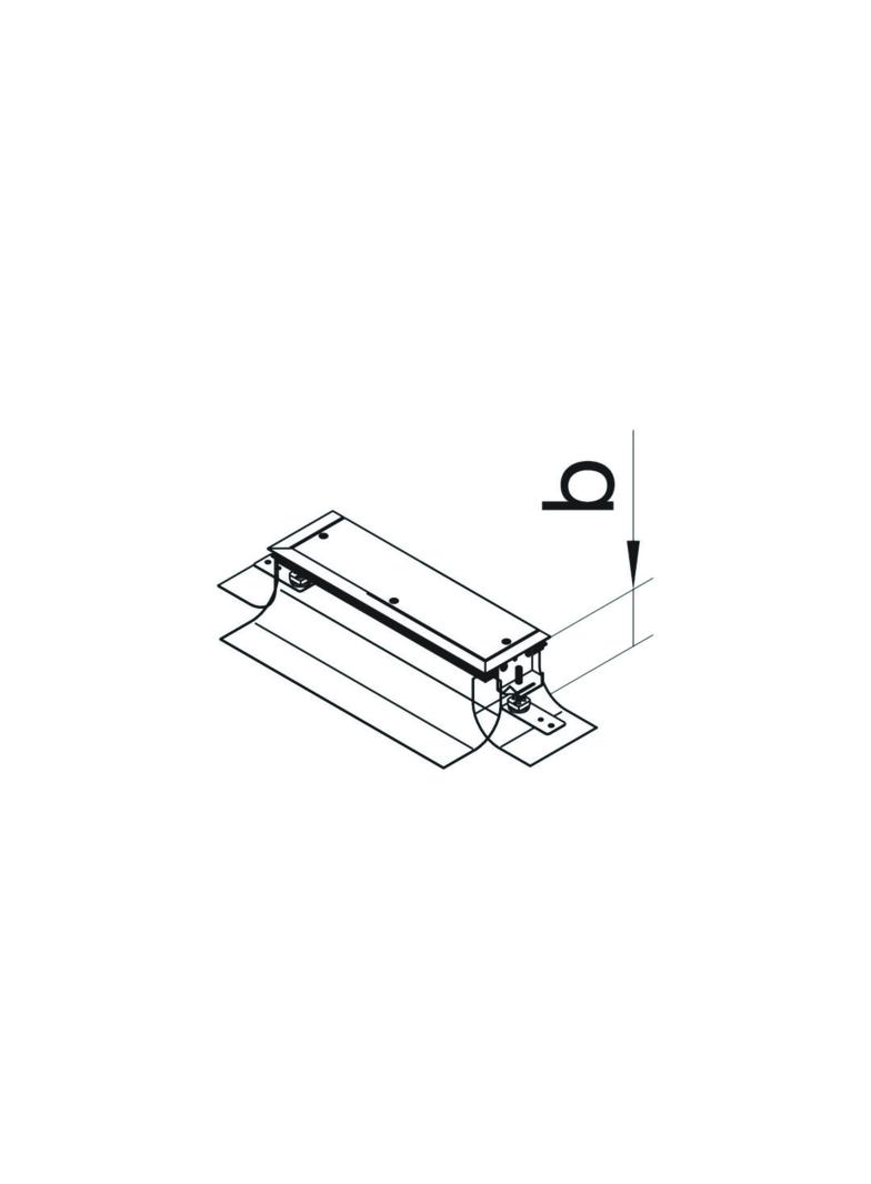 tehalit.BK Końcówka kanału boczna folia ochronna BKFD 600x(145-190)mm stal BKFDE600145 HAGER