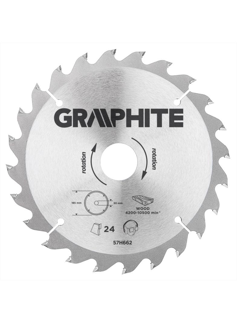 Tarcza do pilarki, widiowa, 185 x 30 mm, 24 zęby
