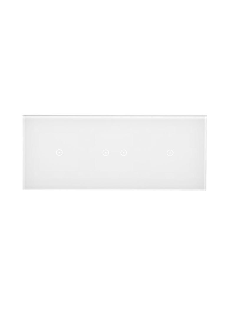 Simon 54 Touch Panel dotykowy S54 Touch 3 moduły 1 pole dotykowe + 2 pola dotykowe poziome + 1 pole dotykowe biała perła DSTR3121/70 KONTAKT