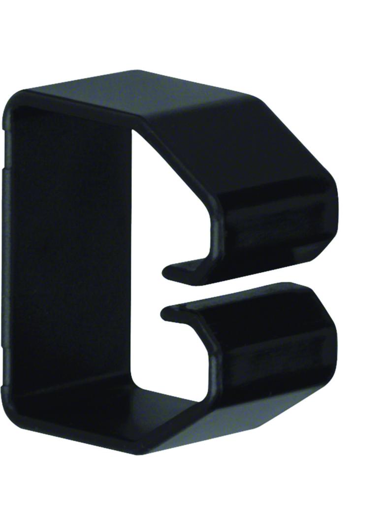 tehalit.BA6 Klamra do przewodów 40x40 czarny B400403 HAGER