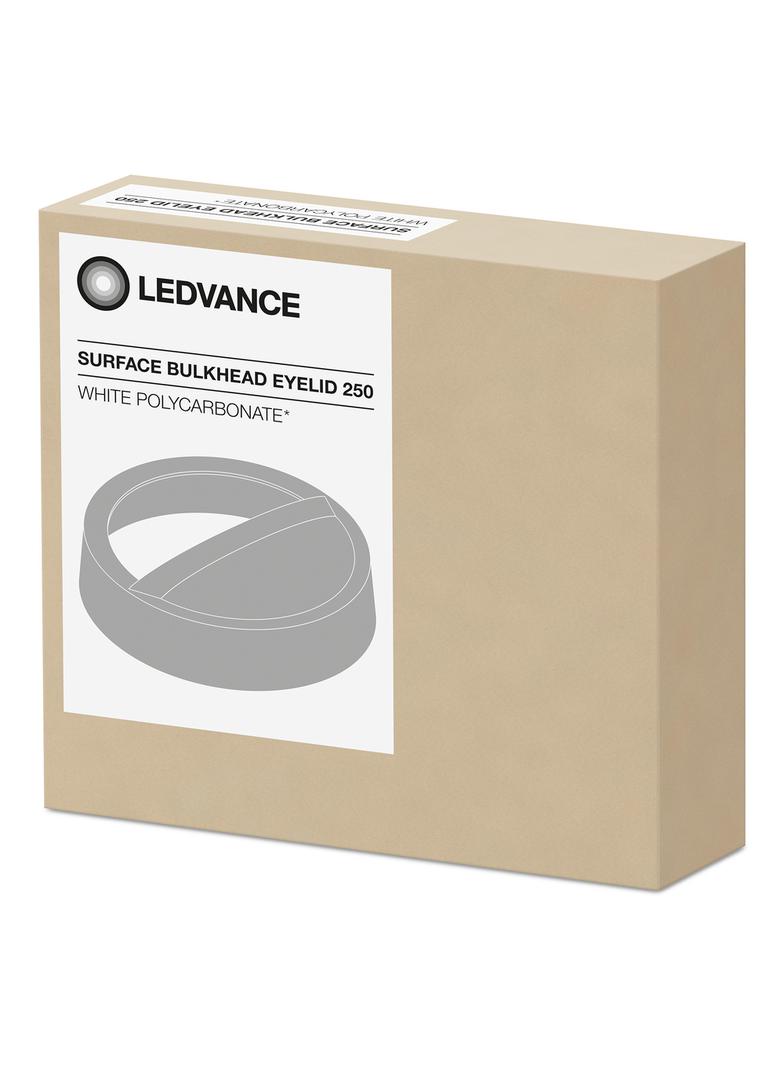 Osłona do opraw ściennych w kształcie półkola SURFACE BULKHEAD EYELID 250 WT